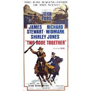  Two Rode Together Poster 20x40 James Stewart Richard 