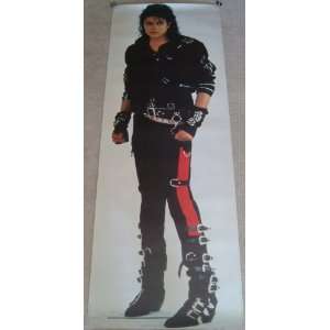  Michael Jackson 25x71 Bad Life Size Door Poster 1987 