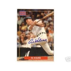  95 MLB AL KALINE Legends Autograph Collection with COA 