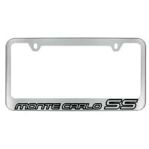 Monte Carlo SS Chrome License Plate Frame with 2 free caps 