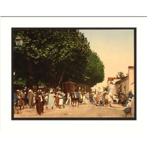 Arab market Blidah Algeria, c. 1890s, (M) Library Image