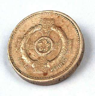 One Pound Coin England 1996  
