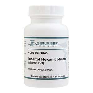  (Vitamin) B3, Inositol Hexanicotinate 625 mg 60 Capsules 
