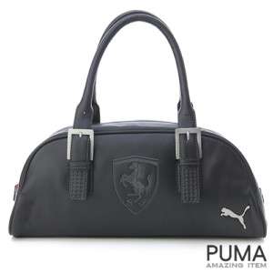 BN PUMA Ferrari LS Boston Shoulder Hand Bag Black  