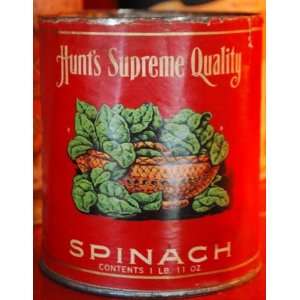   Spinach Old Hunts Pantry Can  Grocery & Gourmet Food