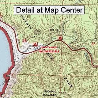  USGS Topographic Quadrangle Map   Port Orford, Oregon 
