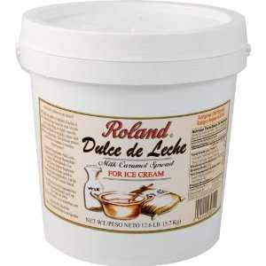Roland Dulce De Leche For Ice Cream, 12.6 Pound Plastic Tub