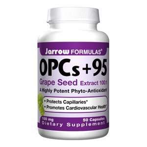  Jarrow Formulas OPCs + 95, 100 mg Size 50 Capsules 