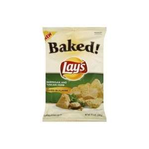  Lays Baked Potato Crisps, Flavored, Parmesan and Tuscan 