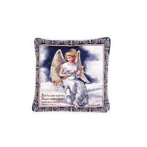  Trumpeting Angel Biblical Quote Matthew 24 Throw Pillow 17 