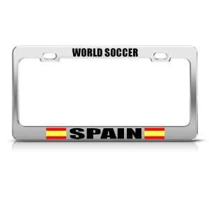  Spain Espana Spanish Flag World Soccer Metal license plate 