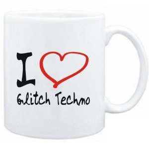    Mug White  I LOVE Glitch Techno  Music