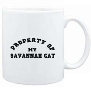    Mug White  PROPERTY OF MY Savannah  Cats