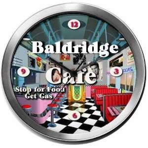  BALDRIDGE 14 Inch Cafe Metal Clock Quartz Movement 