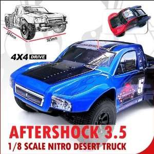   Racing Aftershock 3.5 Desert Truck 1 8 Scale Nitro Toys & Games