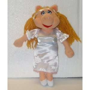   Miss Piggy in a White Wedding Dress; Plush Stuffed Toy Doll Toys