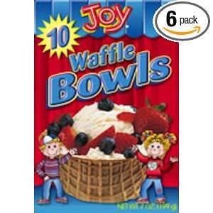 Joy Cone Waffle Bowl, 10 Count (Pack of 6)  Grocery 