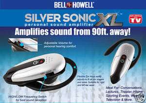 BELL HOWELL SILVERSONIC XL ASOTV LOUD AND CLEAR  