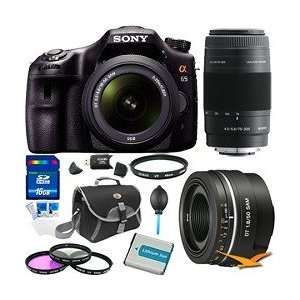   Portrait Sony Lenses BUNDLE with 16GB Card, Spare Battery, Card Reader