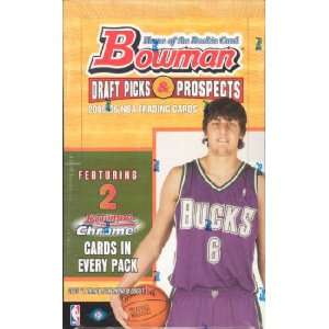  2005 06 Bowman Draft Picks & Prospects Basketball Unopened 