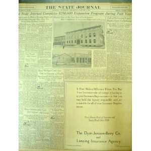   Journal Newspaper   January 1   31, 1931 The State Journal Books