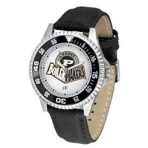Purdue Boilermakers Suntime Competitor Poly/Leather Band Watch   NCAA 