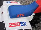 HONDA ATC 250sx seat cover blue ATC in red