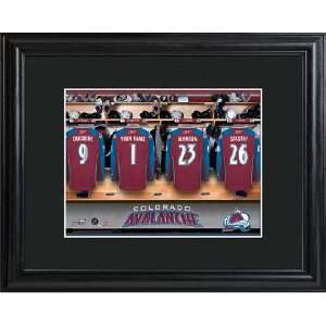   Avalanche Personalized Locker Room Print with Frame 