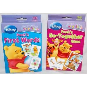   Flash CardsPoohs First Words & Poohs Go Together Game Toys & Games