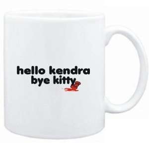 Mug White  Hello Kendra bye kitty  Female Names  Sports 