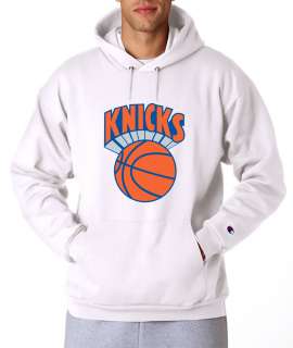 New York Knicks Throwback Logo Champion Hoodie Pullover Hooded 