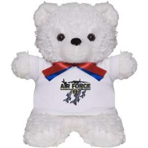  Teddy Bear White US Air Force with Planes and Fighter Jets 