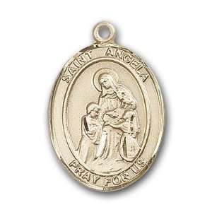  12K Gold Filled St. Angela Merici Medal Jewelry
