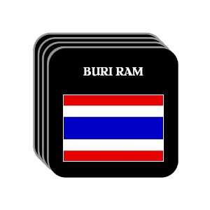  Thailand   BURI RAM Set of 4 Mini Mousepad Coasters 