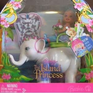  Barbie Island Princess KELLY & TIKA Gray Elephant Set w 