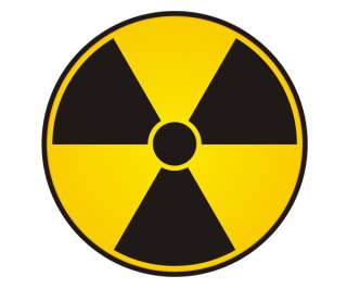 NUCLEAR RADIATION Sticker Warning NUKE Bio Hazard Zombie Vinyl Decal A 