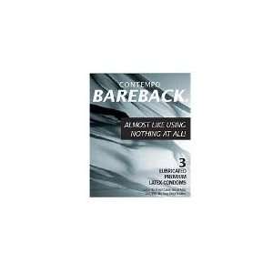 Contempo Bareback Condoms   Pack of 3 Health & Personal 