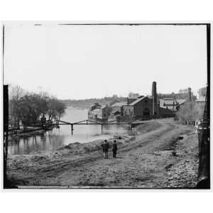  Civil War Reprint Richmond, Va. View of the Tredegar Iron 