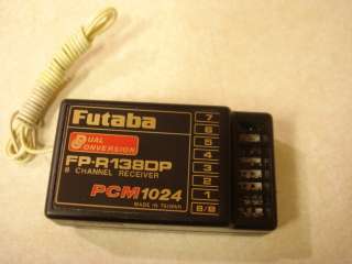 FUTABA R138DP PCM 1024 8 CHANNEL DUAL CONVERSION RECEIVER ** 72MHz 