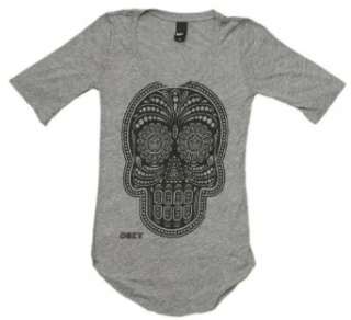   Dead Womens Ballet T Shirt In Heather Grey By Obey Clothing Clothing