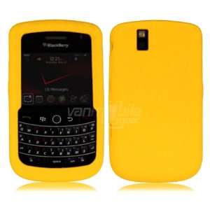 VMG BlackBerry Tour Soft Silicone Skin Case   Yellow Premium 1 Pc Soft 