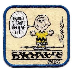   homesick Embroidered Peanuts Iron On / Sew On Patch 