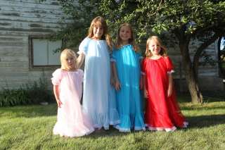 Girls Tricot Shortsleeve Sheer Robe & Tricot Nightgown Set  