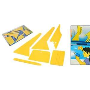  Amico Car Windshield Tint Film Scraper Tools Application 