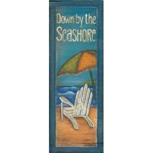   By The Seashore Finest LAMINATED Print Kim Lewis 6x17