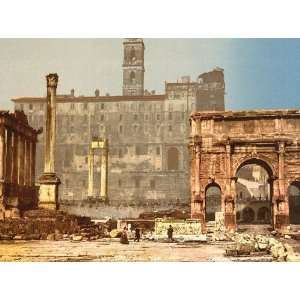   Triumphal Arch of Septimus Severus Rome Italy 24 X 18 