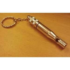  Metal High Pitch Dog Whistle Keychain