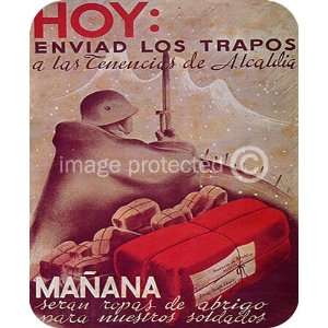  Hoy Enviad Los Trapos Vintage Spanish Civil War MOUSE PAD 