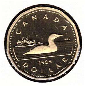 1989 Canada Golden Aureate Loon Dollar   Frosted Proof  