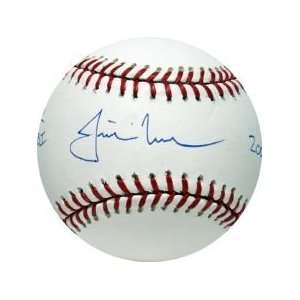 Autographed Justin Morneau Baseball   2006 Stats  Sports 